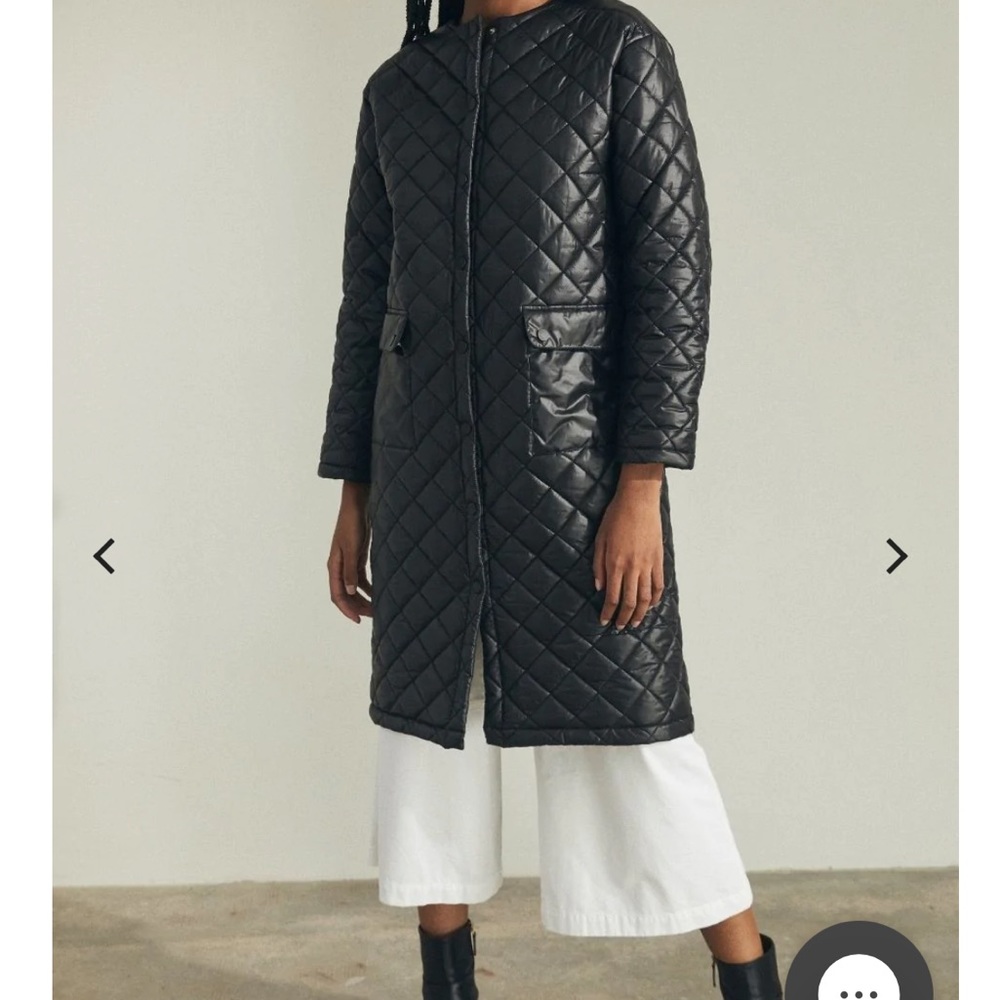 NEW Alohas quilted longline jacket - size Small